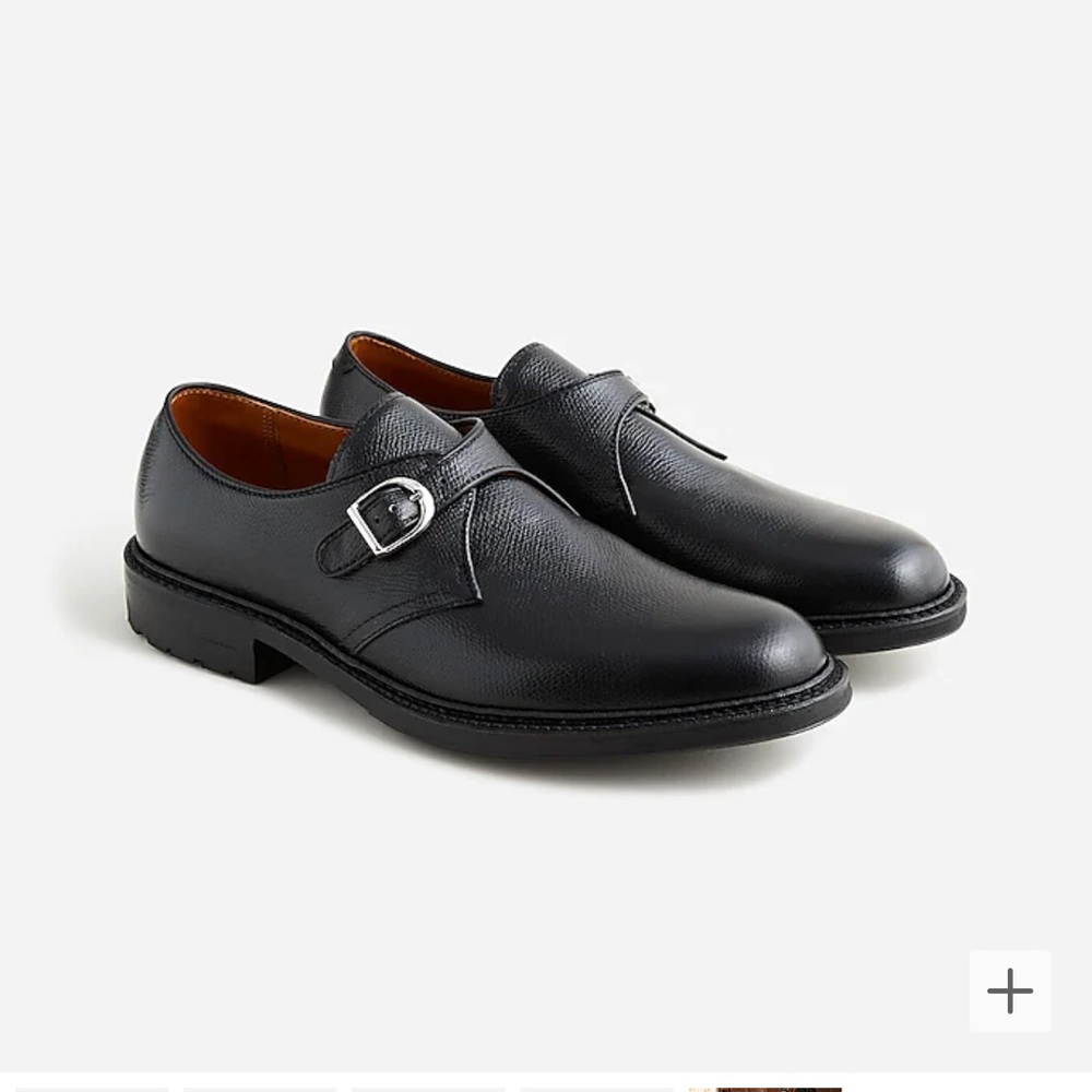 Alden for J Crew monk-strap dress shoes 10.5